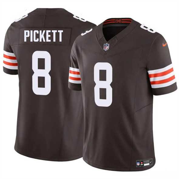 Men & Women & Youth Cleveland Browns #8 Kenny Pickett Brown 2025 F.U.S.E. Vapor Limited Stitched Jersey,We sell and wholesale Men & Women & Youth Cleveland Browns #8 Kenny Pickett Brown 2025 F.U.S.E. Vapor Limited Stitched Jersey on line form chian!